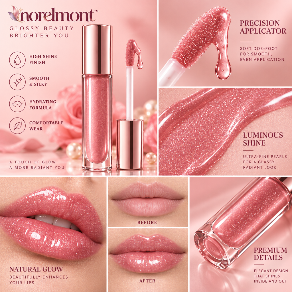 Norelmont™ Rose Glow Lip Oil