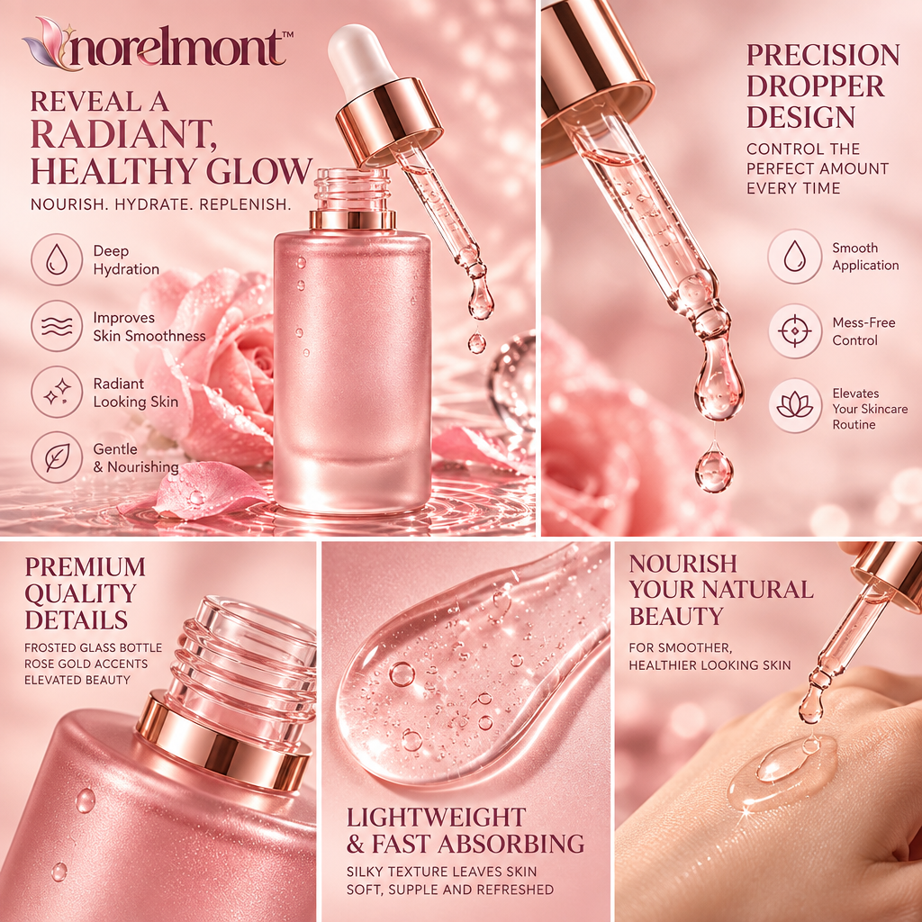 Norelmont™ Rosewater Dew Facial Serum