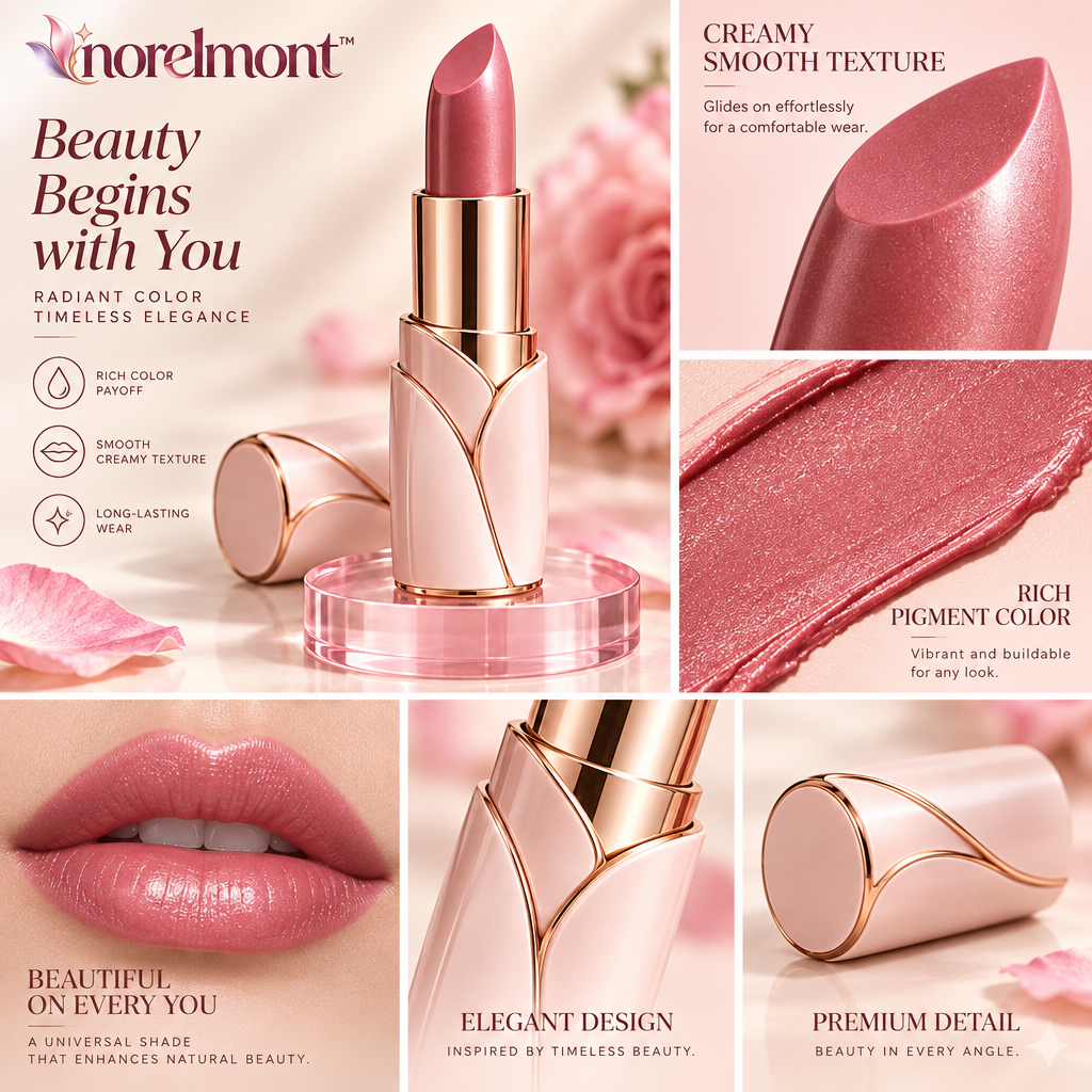Norelmont™ Satin Petal Lipstick