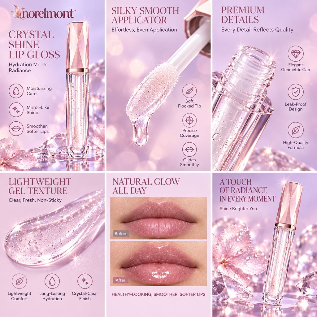 Norelmont™ Crystal Shine Plumping Gloss