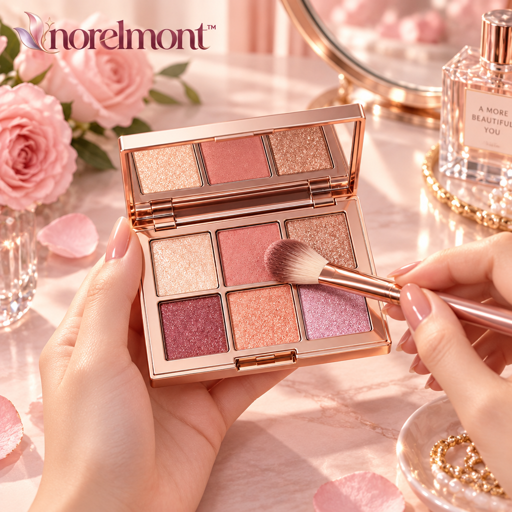 Norelmont™ Rosé Muse Eyeshadow Palette