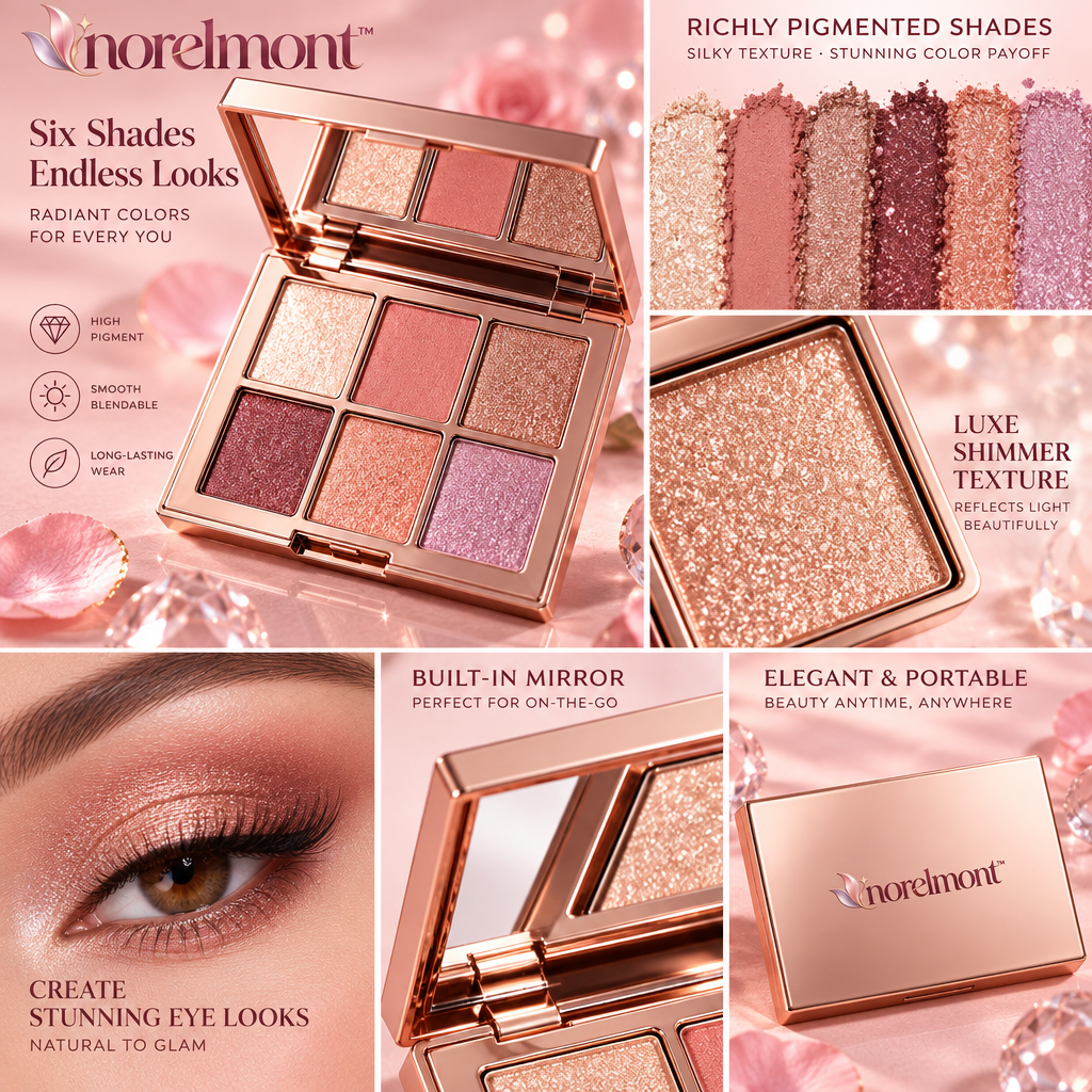 Norelmont™ Rosé Muse Eyeshadow Palette